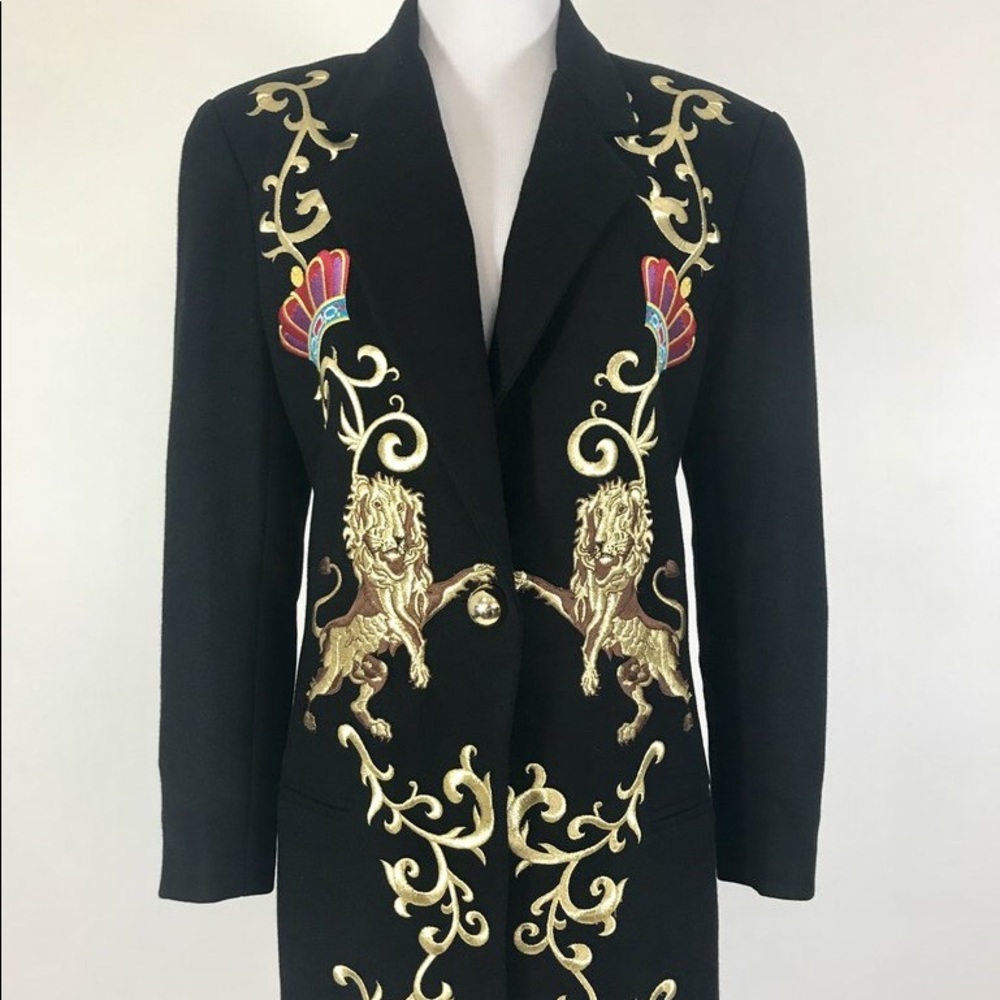 ISO ADRIANNA PAPELL ADAM DOUGLASS BLAZER